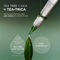 SKIN1004 Tea-Trica Spot Cream, Spot Treatment with Centella Asiatica & Tea Tree, Face Moisturizer for Soothing Targeted Areas, Cica Cream for Clear-looking Skin, Korean Skin Care, 0.67 fl.oz / 20ml