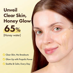 TOSOWOONG Honey Glow 65% Propolis Serum for Soothing & Uneven Tone, Barrier