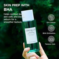 SKIN1004 Tea-Trica Purifying Toner, Korean Toner with Tea Tree & BHA, Centella Toner for Oil Balance & Hydration, Lightweight Astringent for Soothing & Refreshing, Korean Skin Care, 7.10 fl.oz / 210ml