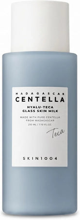 SKIN1004 Hyalu TECA Glass Skin Milk, Hydrating Face Moisturizer for a Dewy Glow, Milky Toner with Hyaluronic Acid for Deep Moisture, Peptides for Elasticity, Korean Skin Care, 7.10 fl.oz / 210ml