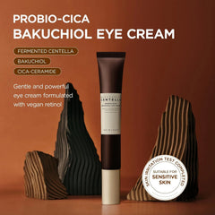 SKIN1004 Probio-Cica Bakuchiol Eye Cream Twin, Korean Under Eye Cream with Bakuchiol & Centella, Hydrating Eye Treatment for Eye Area Care, Retinol Alternative, Korean Skin Care, 0.67 fl.oz * 2ea