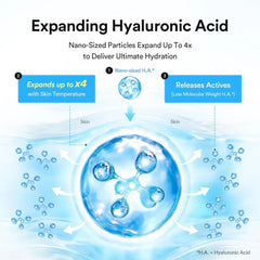 Abib Hyaluronic Boom Serum Water Drop, Expanding Nano-Sized Hyaluronic Acid, 20-Layer Deep Hydration, Plumping Glow Serum for Dry Sensitive Skin, Korean Skincare 1.69 fl oz 50ml