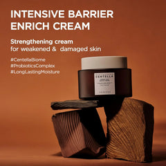 SKIN1004 Probio Cica Enrich Cream 1.69 fl.oz, 50ml, Korean Face Moisturiser, Night Face Cream with Madagascar Centella, Hydrating Moisturizer for Soothing and Strengthening the Skin, Korean Skin Care