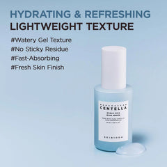 SKIN1004 Hyalu-Cica Blue Serum 1.69fl.oz, 50ml, Hydrating Face Serum with 5 Hyaluronic Acids & Madagascar Centella Asiatica, Korean Facial Ampoule for Deep & Long-lasging Moisture, Korean Skin Care