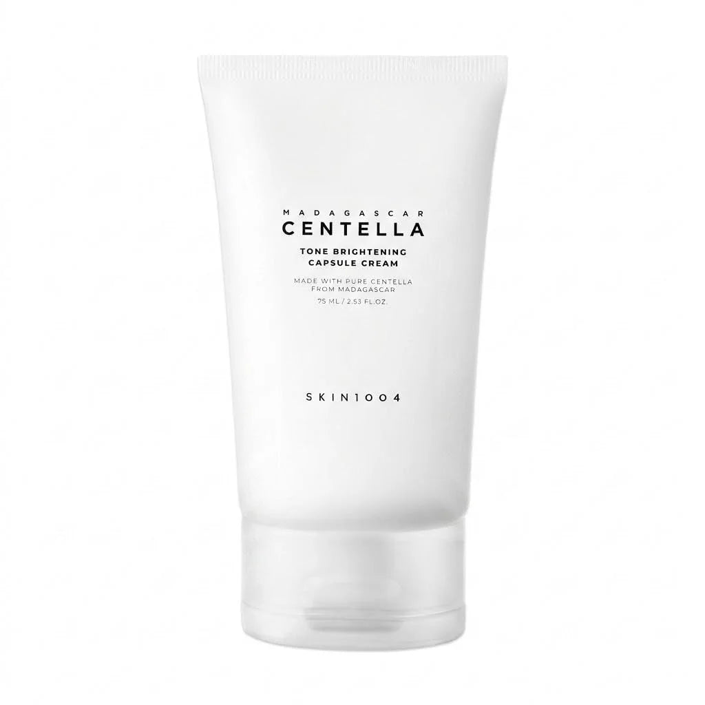SKIN1004 Tone Balancing Capsule Cream, Korean Face Moisturiser with Madewhite, Niacinamide & Tranexamic Acid, Hydrating Face Cream with Madagascar Centella, Korean Skincare, 2.54 fl.oz, 75ml