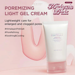 SKIN1004 [Hudson's Pick] Poremizing Gel Cream, Korean Face Moisturizer with Himalayan Pink Salt & Centella, Pore Minimizing Cream for Pore Care & Oil Balance, Korean Skin Care, 2.54 fl.oz, 75ml