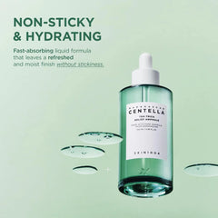 SKIN1004 Tea-Trica Relief Ampoule, 3.38 fl.oz,100ml, Korean Face Serum with Cica & Tea Tree, Facial Serum with Madagascar Centella, Hydrating & Calming Ampoule for Soothing Effect, Korean Skin Care