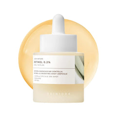 SKIN1004 Retinol 0.2% Boosting Shot Ampoule, Face Serum for Skin Elasticity, Facial Spicule Serum with Retinol & Retinal, Centella Ampoule for Fine Lines & Firmness, Korean Skin Care, 1.01fl.oz / 30ml