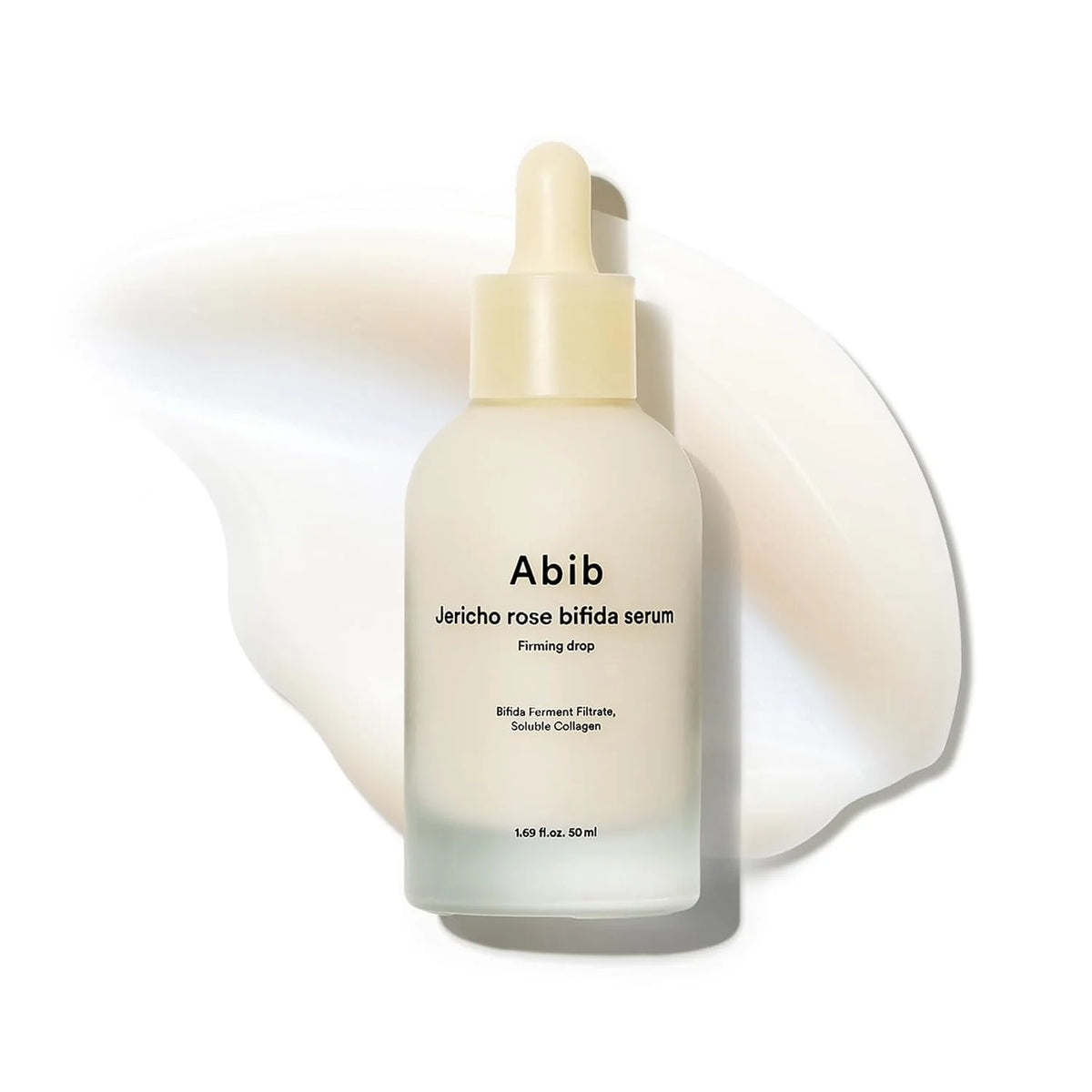 Abib Jericho Rose Bifida Serum Firming Drop 1.69 fl.oz. | Collagen, Peptide, Bakuchiol | Deep Hydration Serum for Dry Skin, Barrier Strength & Skin Bounce | Korean Skincare