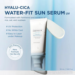 SKIN1004 Hyalu-Cica Water-Fit Sun Serum, Face Sunscreen, 1.69 fl.oz, 2 Pack