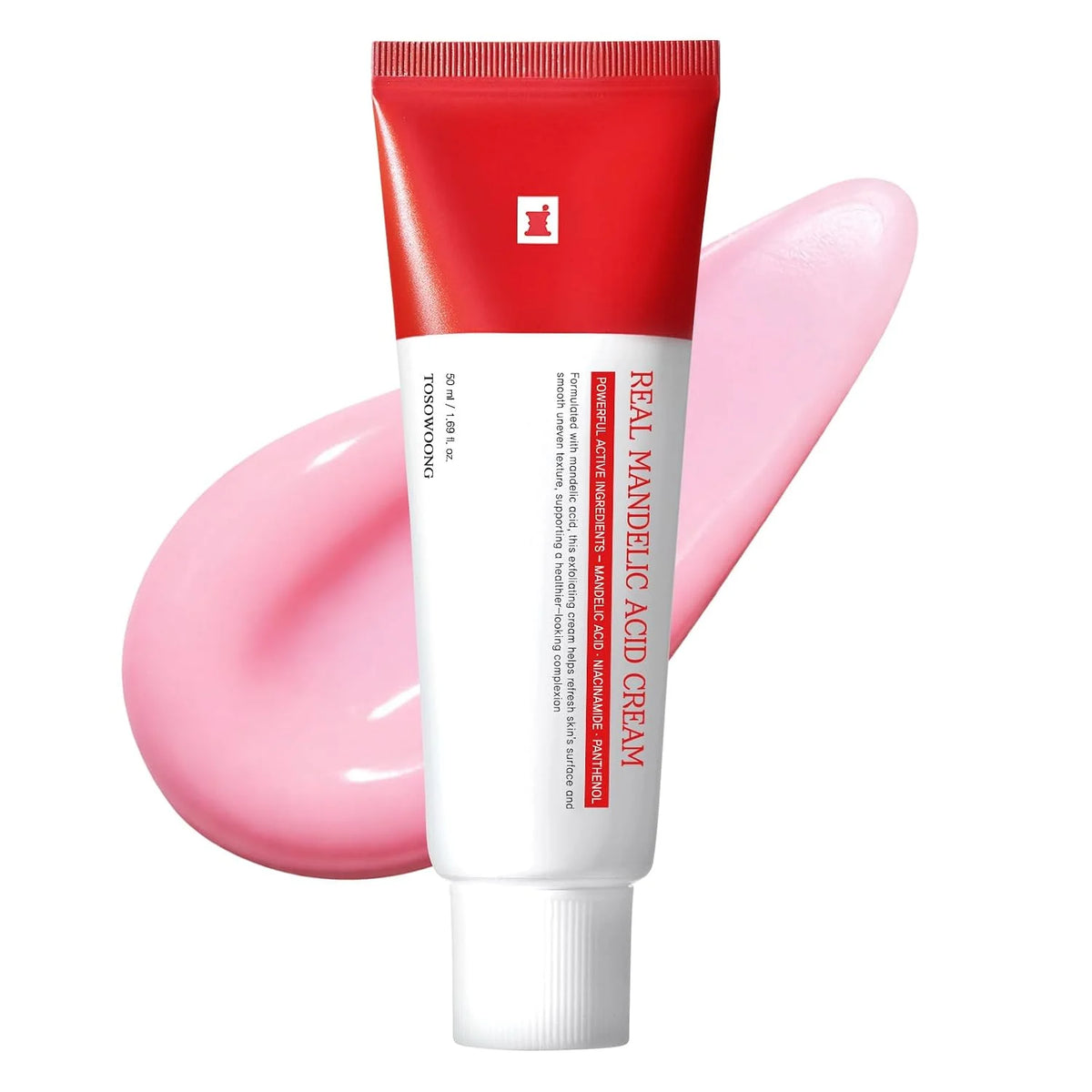 TOSOWOONG Mandelic Acid 2% Cream, AHA Exfoliator for Dark Spots, Freckles