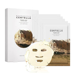 SKIN1004 Madagascar Centella Watergel Sheet Ampoule Mask, 5ea, Korean Face Mask with Centella Asiatica, Hydrating Face Mask Sheet infused with Centella Ampoule for Deep Hydration, Korean Skin Care