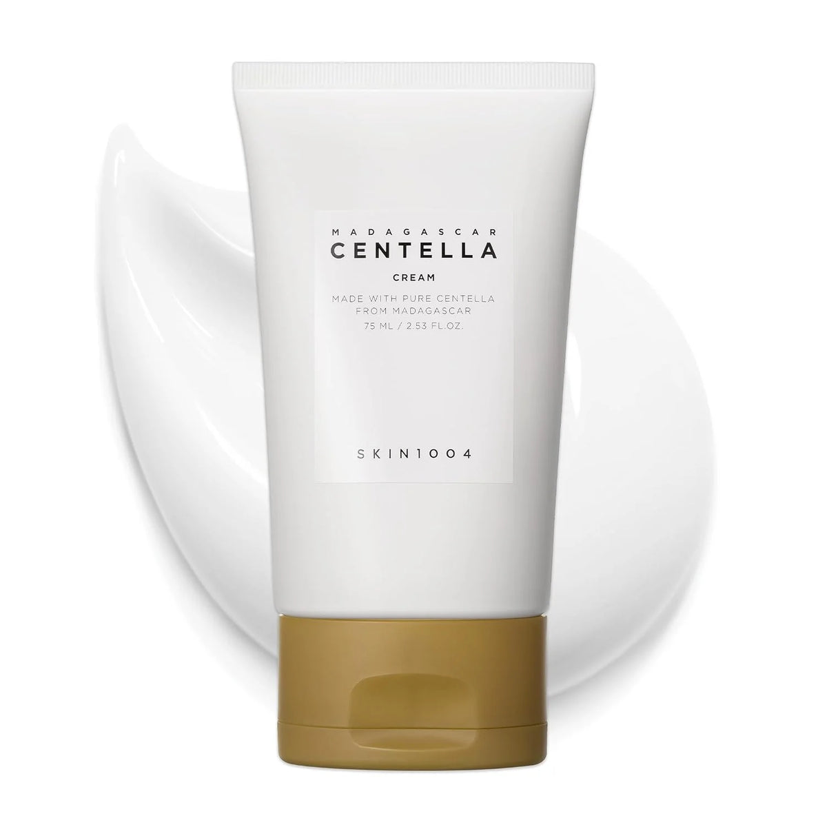 SKIN1004 Madagascar Centella Cream, Korean Face Moisturiser with Centella Asiatica, Face Cream with Panthenol & Shea Butter, Face Moisturizer for soothing, Daily Korean Skincare, 2.53 fl.oz, 75ml