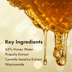 TOSOWOONG Honey Glow 65% Propolis Serum for Soothing & Uneven Tone, Barrier