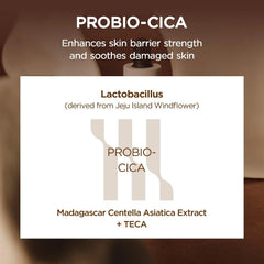 SKIN1004 Probio Cica Intensive Ampoule, Centella Serum for Face with Ceramide, Facial Serum for Nourishing & Soothing, Centella Ampoule for Skin Barrier Support, Korean Skin Care, 3.21fl.oz / 95ml